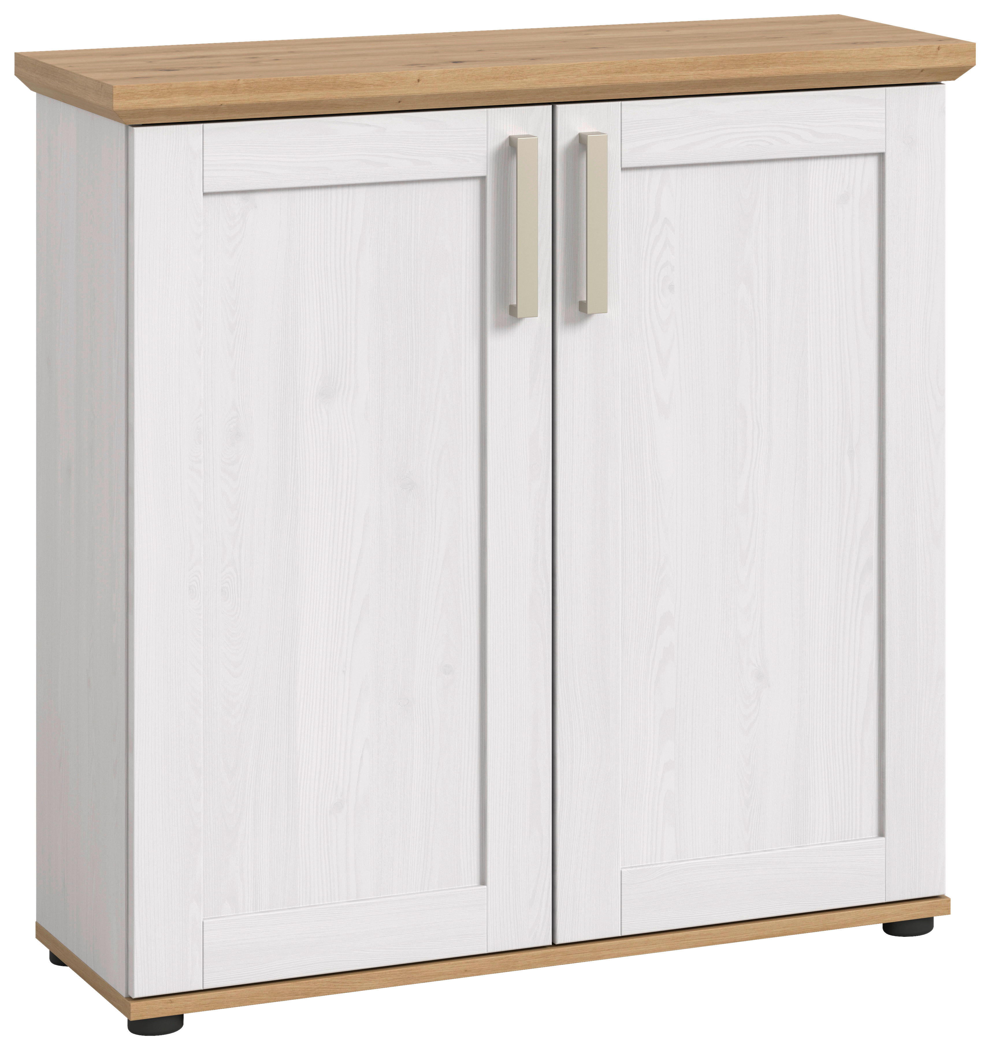 Highboard VERONA Lärche Nachbildung Eiche Nachbildung B/H/T: ca. 84x88x37 cm VERONA - Eiche/Lärche (84,00/88,00/37,00cm) - xonox.home