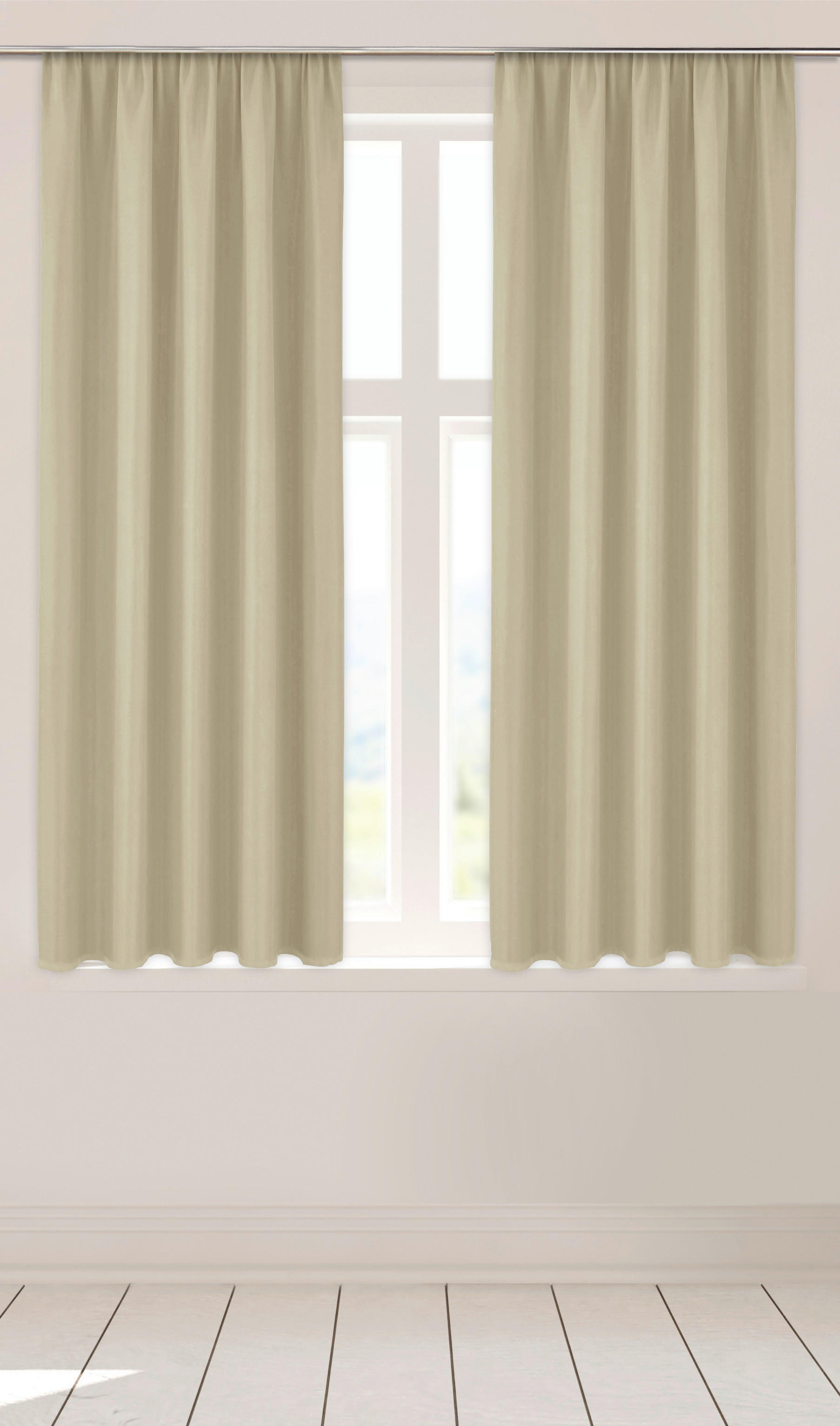 Verdunklungsvorhang Linus kitt B/L: ca. 140x175 cm Linus - kitt (140,00/175,00cm)