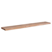 Wandregal braun Holz B/H/T: ca. 160x4x26 cm Wandregal - braun (160,00/4,00/26,00cm) - Wohnling