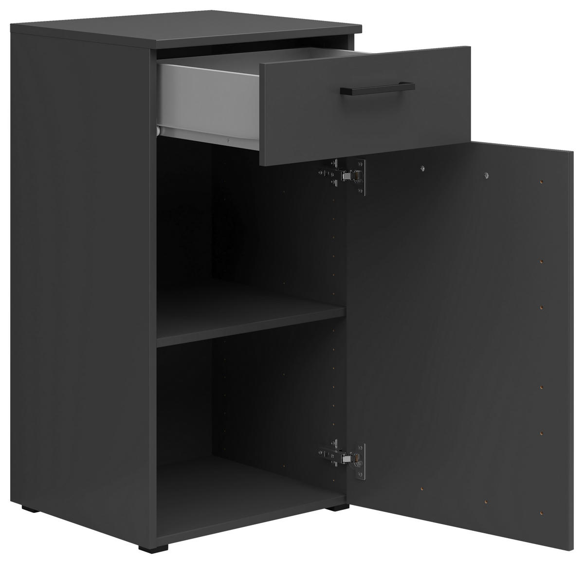 Kommode Multi-Stauraum Typ 13 anthrazit B/H/T: ca. 45x83x40 cm Multi-Stauraum Typ 13 - anthrazit (45,00/83,00/40,00cm)
