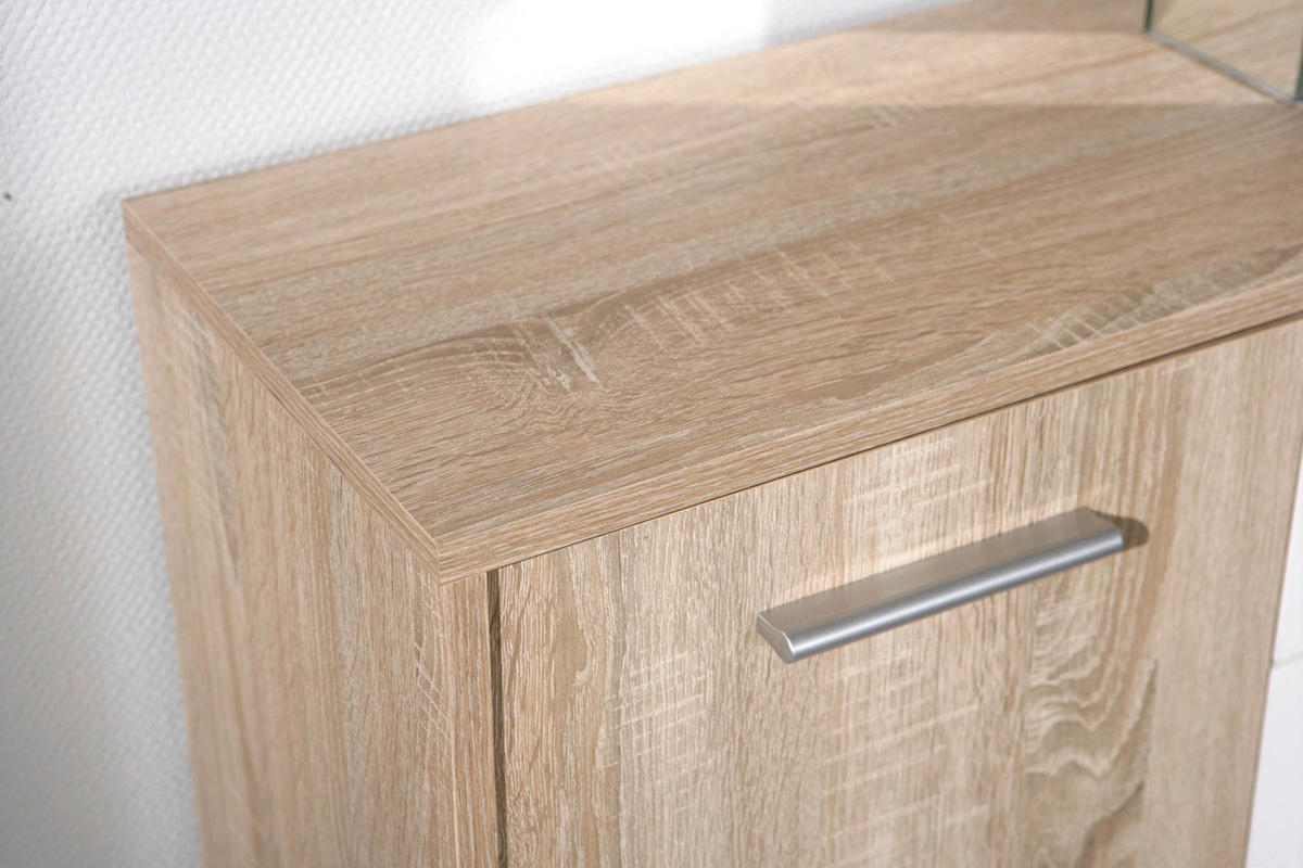 Kommode Elvezia Eiche Sonoma Nachbildung weiß B/H/T: ca. 115x77x30 cm Elvezia - Eiche/weiß (115,00/77,00/30,00cm) - Inter Link
