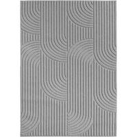 Ayyildiz Kurzflorteppich HELIX silber B/H/L: ca. 160x0,7x230 cm HELIX - silber (230,00/160,00/0,70cm) - Ayyildiz