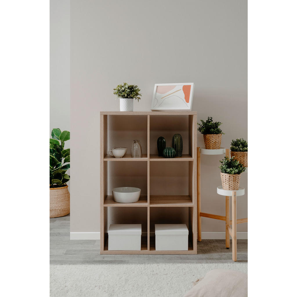 Thumbnail - Raumteiler Max Eiche Sonoma Nachbildung B/H/T: ca. 73x107x33 cm