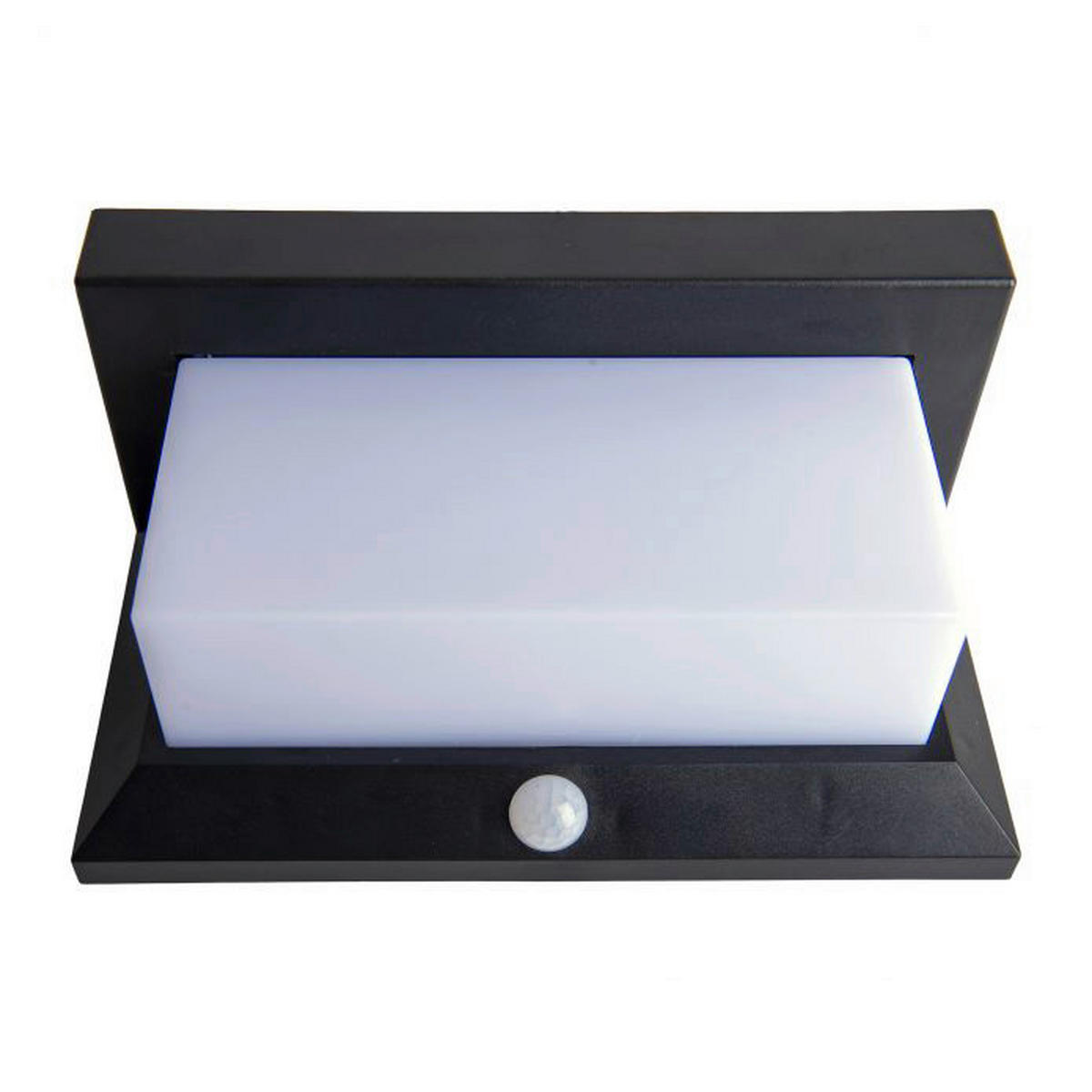 LED Solar Außenwandleuchte NV1385322 schwarz Edelstahl B/H/L: ca. 9x12x20 cm LED Solar Außenwandleuchte - schwarz (20,00/9,00/12,00cm) - Näve Leuchten