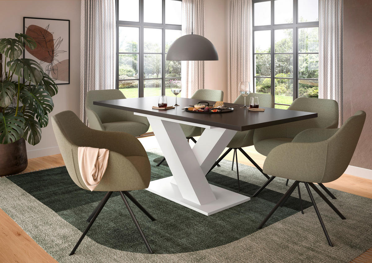 Esstisch MOTION grau B/H/T: ca. 150x76x90 cm MOTION - grau (150,00/76,00/90,00cm) - xonox.home