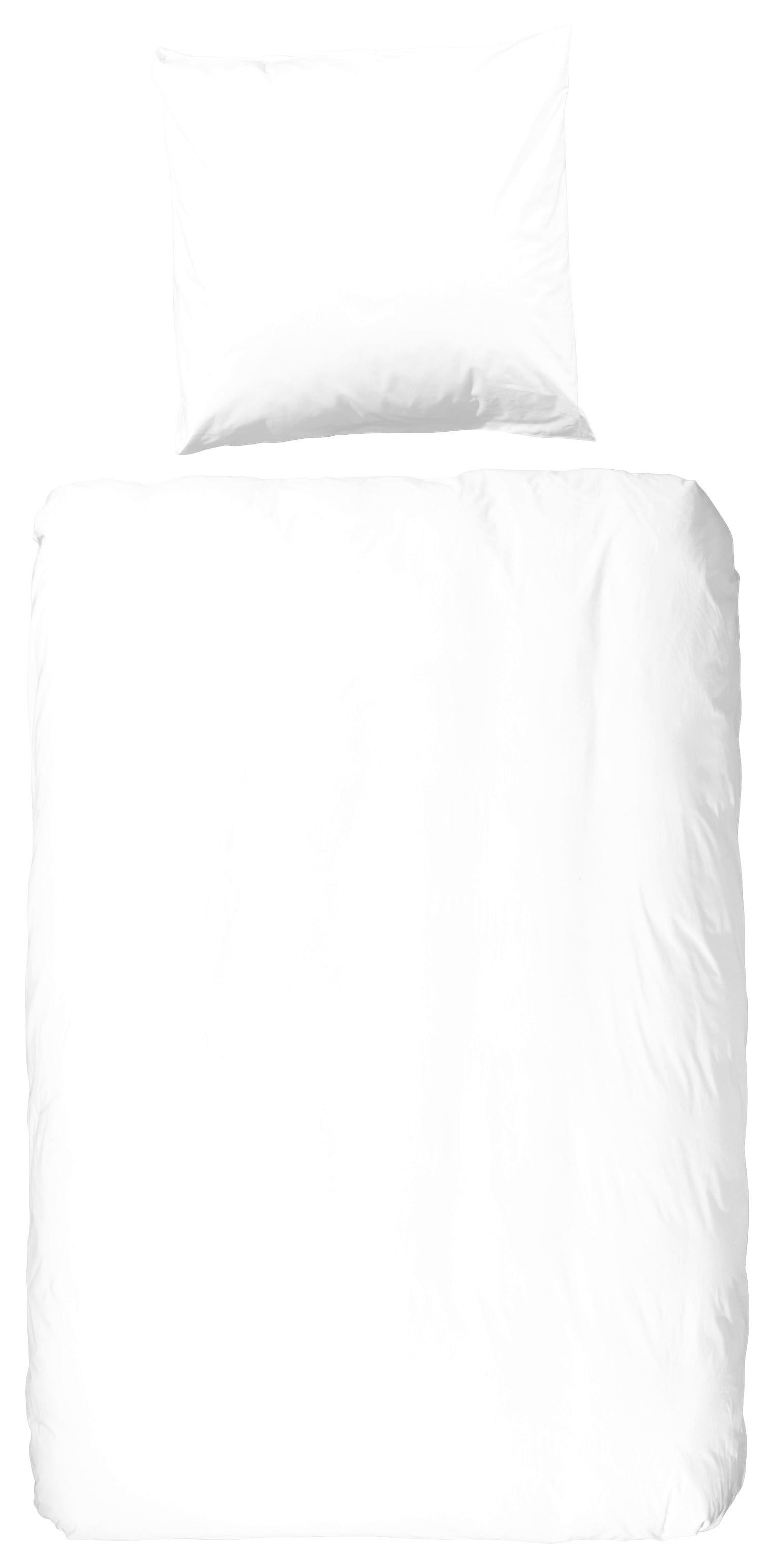 Baumwoll Bettwäsche Bettwäsche-Baumwolle_uni weiss - weiß (135,00/200,00cm) - Good Morning