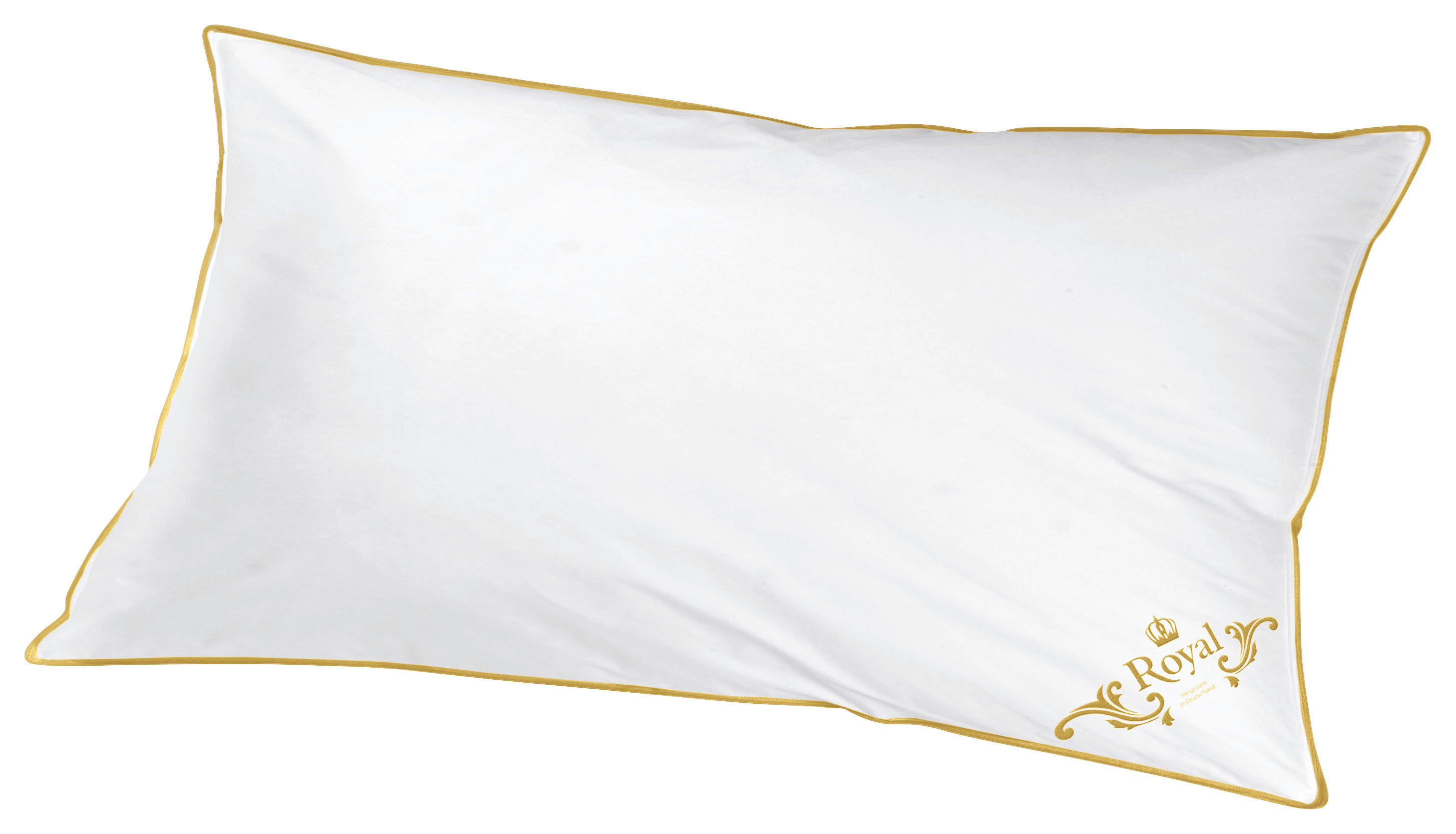3-Kammer Kopfkissen Royal Royal - weiß (40,00/80,00cm) - Classic