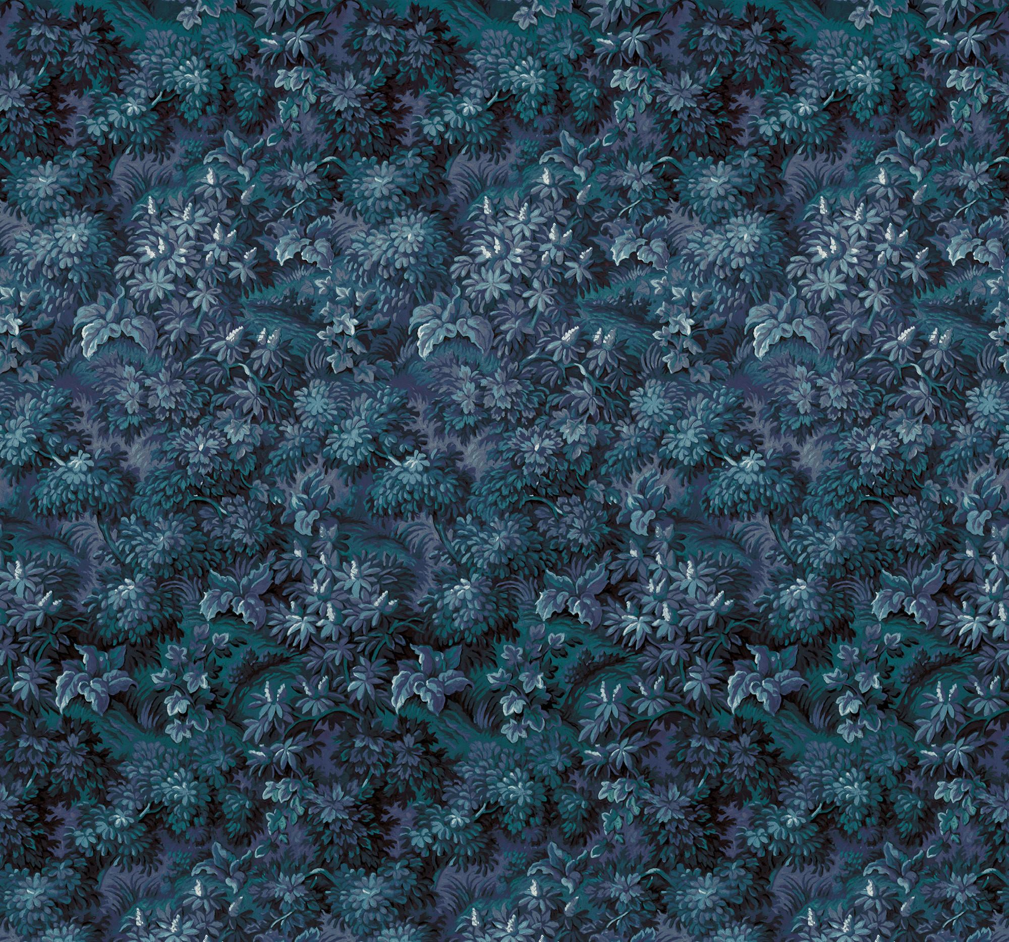 Komar Fototapete Botanique Bleu B/L: ca. 300x280 cm Botanique Bleu - (300,00/280,00cm) - Komar