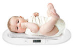 Grundig Digitale Babywaage weiß B/H/L: ca. 32,5x3,5x55 cm Babywaage 06978 - weiß (55,00/32,50/3,50cm) - Grundig
