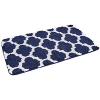 Badematte Badematte_Scandi 60x100cm - blau/weiß (60,00/100,00cm)
