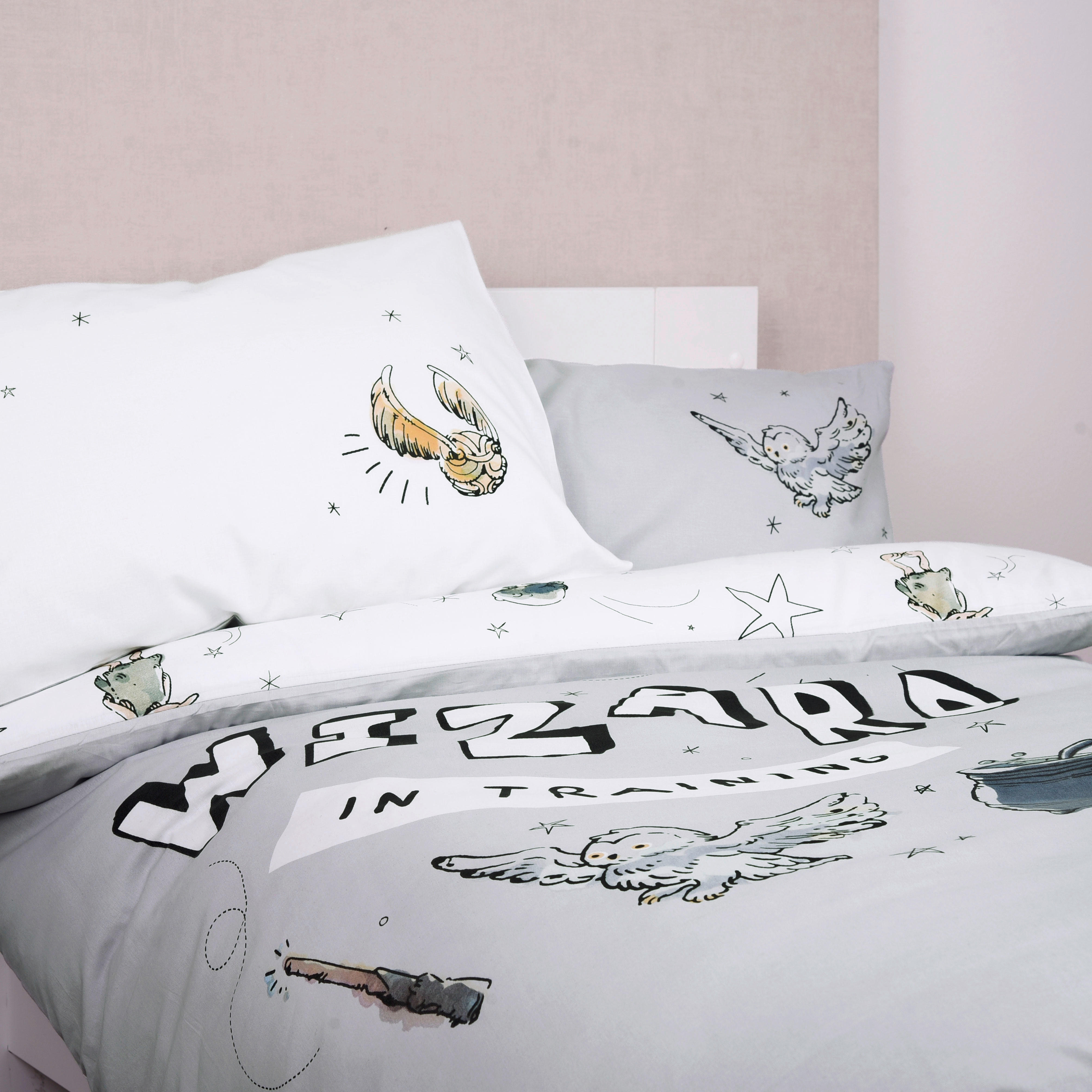 Baumwoll Wende Bettwäsche Harry Potter Renforce Multi Baumwolle B/L: ca. 100x135 cm Harry Potter - Multi (100,00/135,00cm)