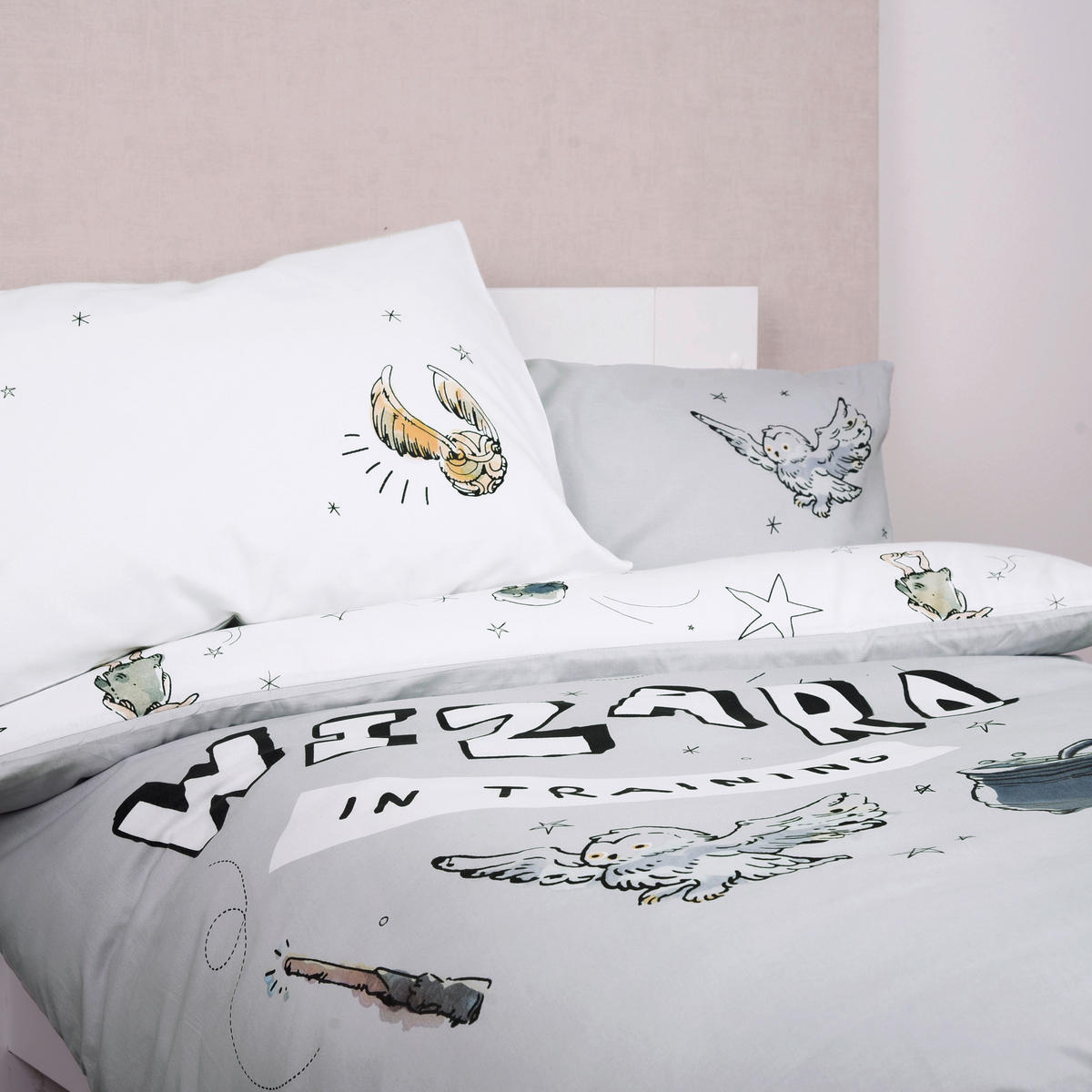 Baumwoll Wende Bettwäsche Harry Potter Renforce Multi Baumwolle B/L: ca. 100x135 cm Harry Potter - Multi (100,00/135,00cm)