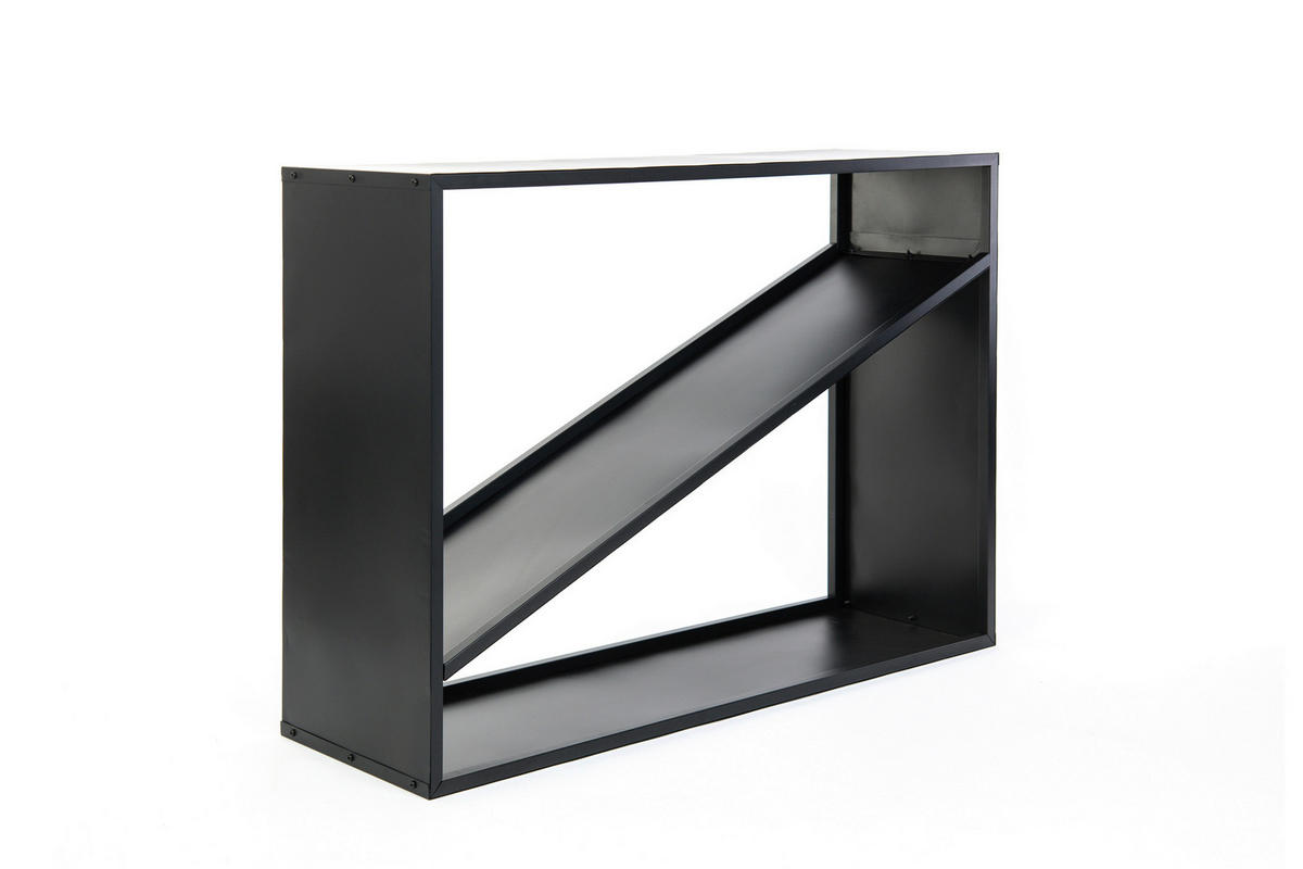 Westmann Kaminholzregal schwarz B/H/T: ca. 115x80x35 cm Kaminholzregal - schwarz (115,00/80,00/35,00cm) - Westmann