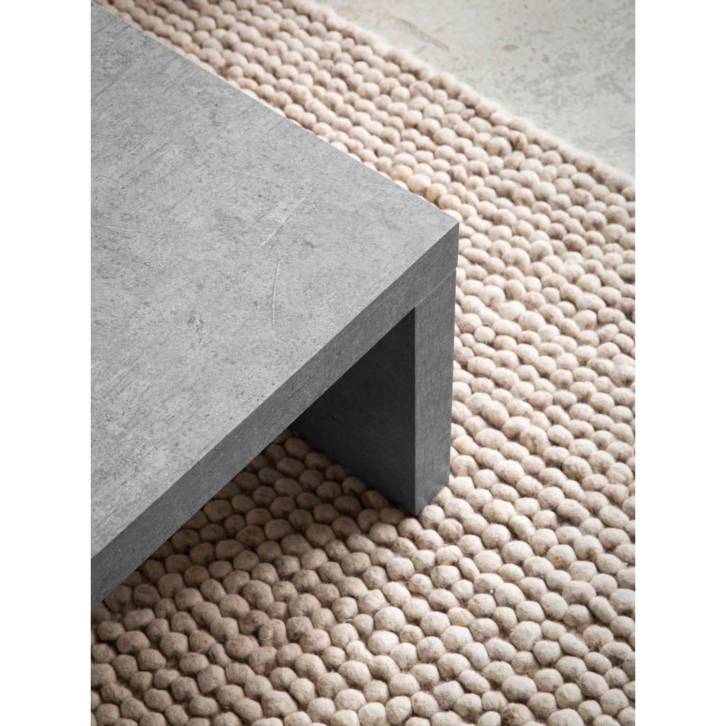 Thumbnail - Wohnling Couchtisch Beton MDF B/H/T: ca. 110x35x55 cm