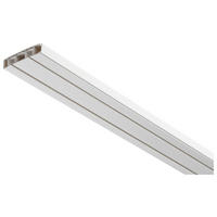 Gardinenschiene weiß Kunststoff L: ca. 120 cm 2.0 Läufe Schiene_Hohlkammer_2lfg. - weiß (120,00cm) - Boviva