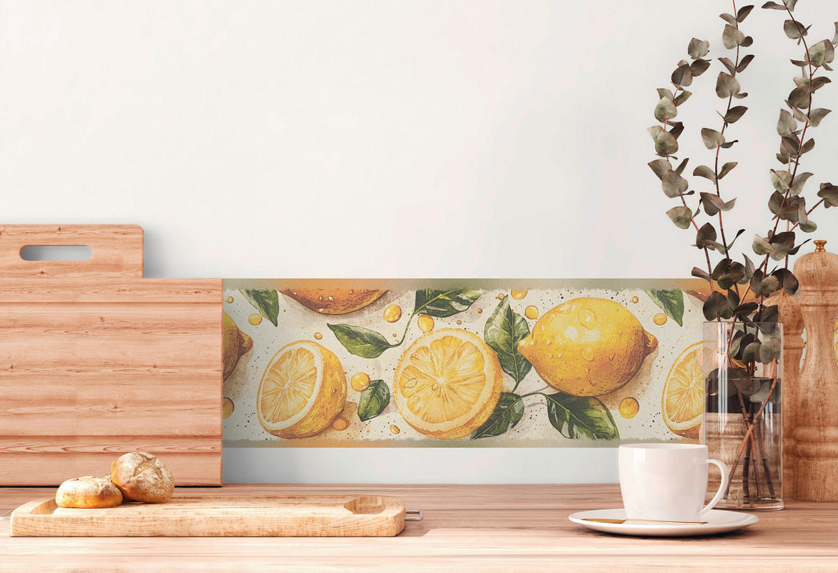 A.S.Creation Bordüre gelb grün B/H/D: ca. 13x500x6,8 cm Bordüre_selbstklebend - gelb/grün (6,80/500,00cm) - A.S.Creation