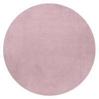 Ayyildiz Teppich POUFFY rosa B/L: ca. 200x200 cm POUFFY - rosa (200,00/200,00cm) - Ayyildiz