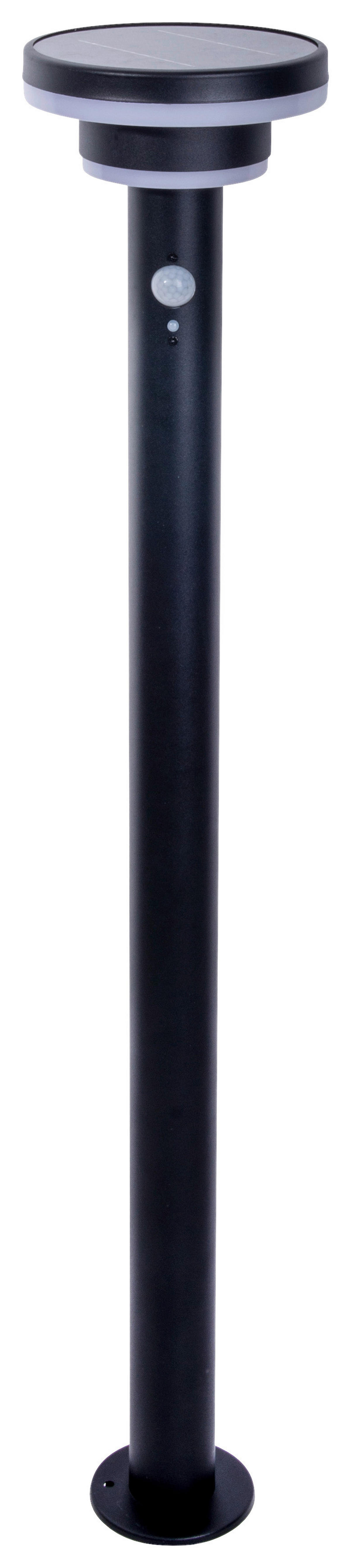 LED-Solarleuchte 2071522 schwarz Kunststoff Metall H/D: ca. 86x16 cm LED Solarleuchte NORA mit LED - schwarz (16,00/86,00cm) - Näve Leuchten