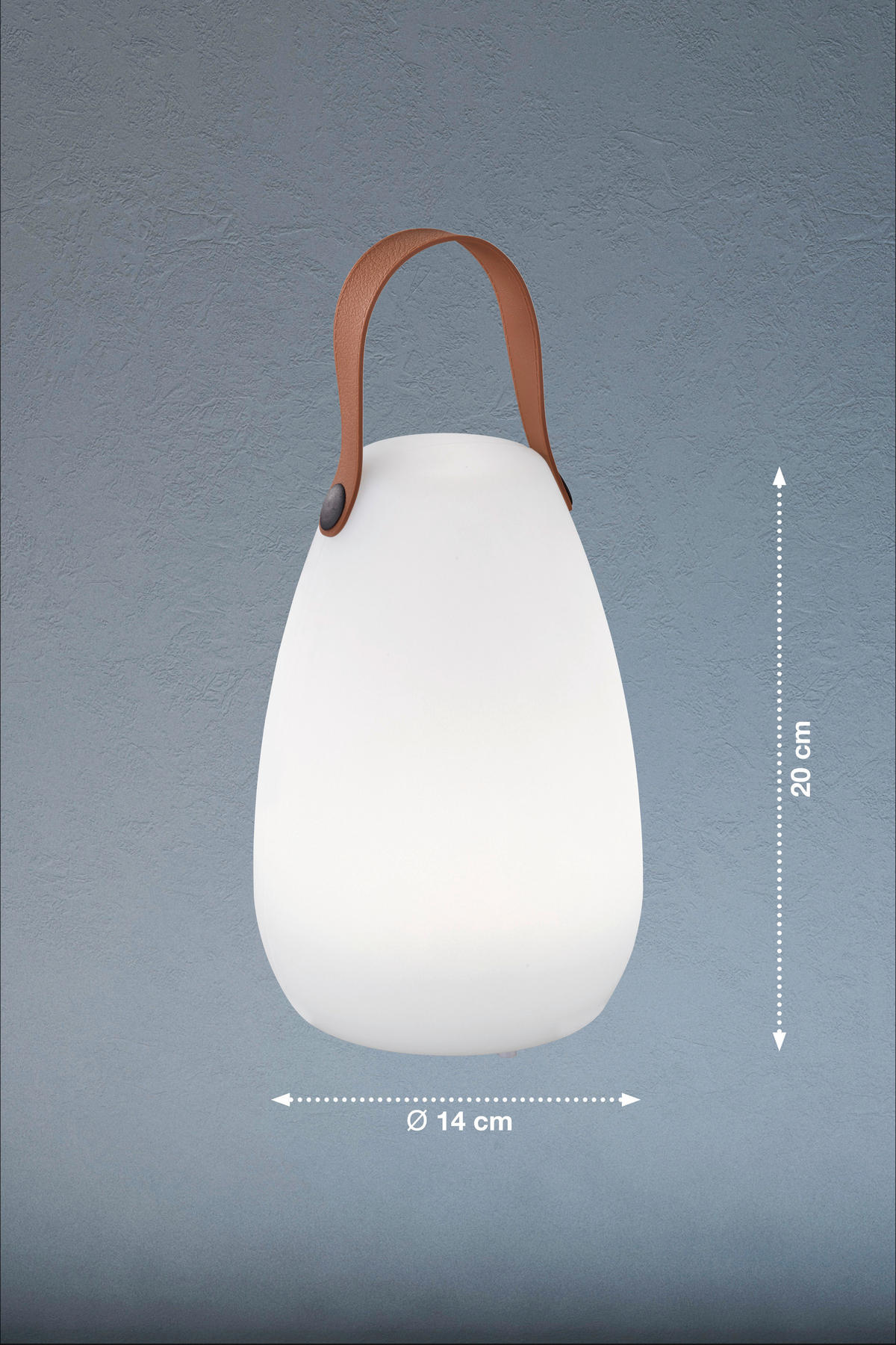 LED-Außenleuchte 850142 Ruby weiß H/D: ca. 20x14 cm Ruby - weiß (14,00/20,00cm) - easy! by FHL