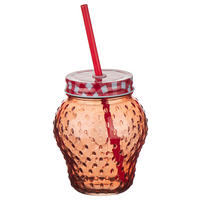 Trinkglas rot Trinkglas_Erdbeere - rot