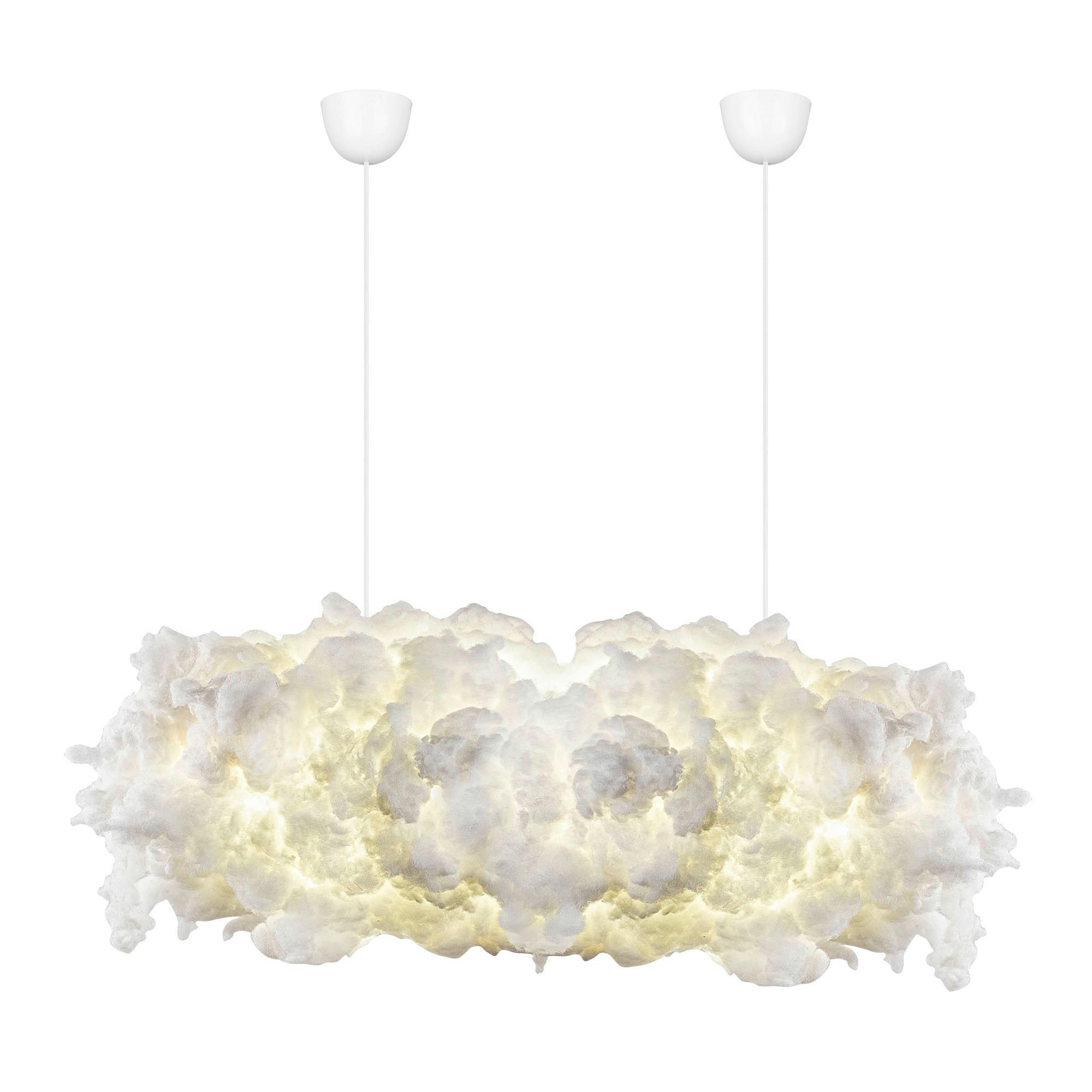 Opviq Pendelleuchte Serene weiß B/H/T/L: ca. 90x80x45x90 cm E27 1 Brennstellen Serene - weiß (90,00/90,00/80,00cm) - Opviq