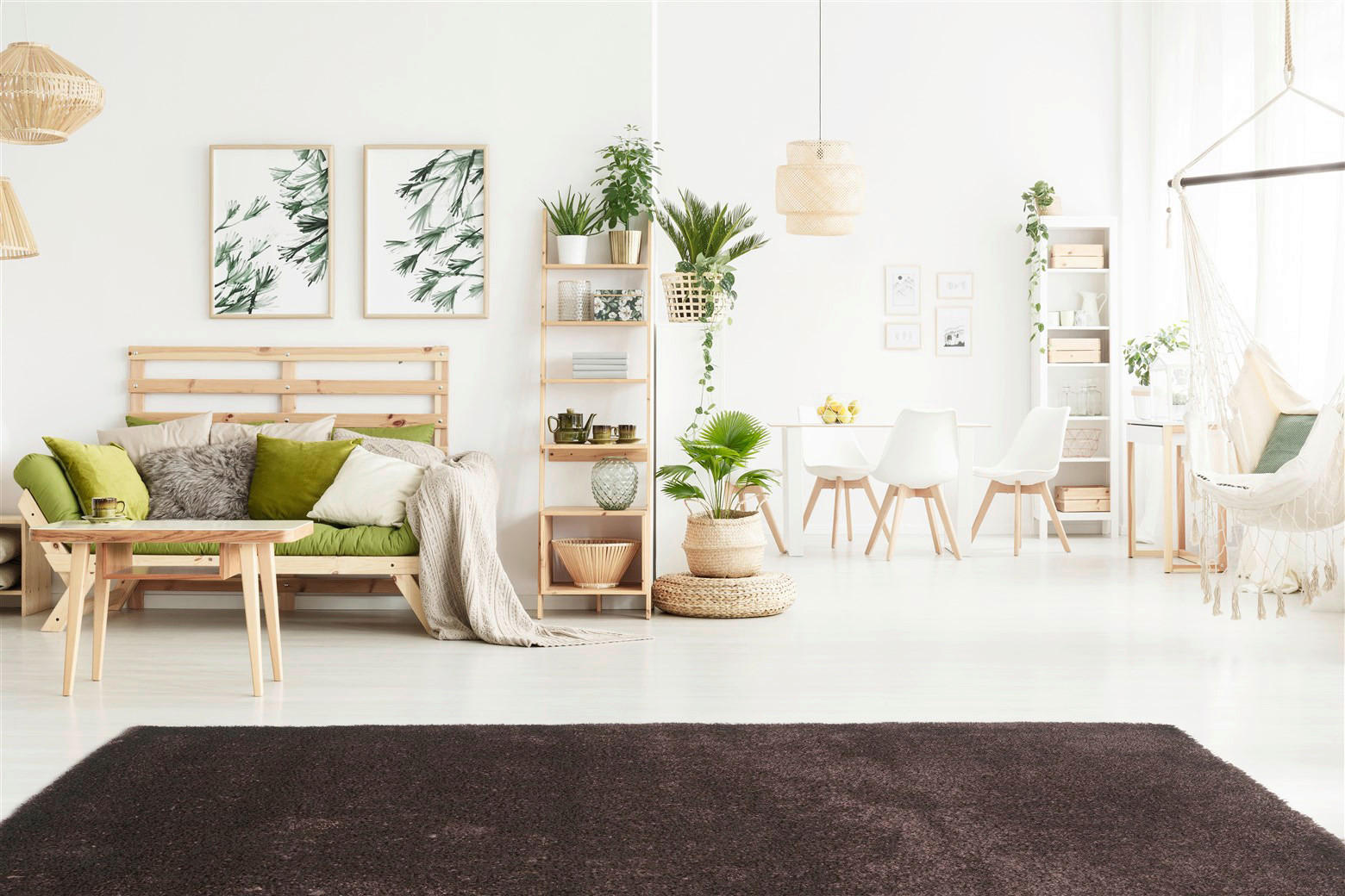 Arte Espina Hochflorteppich Soul 8120 Braun braun B/L: ca. 120x180 cm Soul 8120 Braun - braun (120,00/180,00cm) - Arte Espina