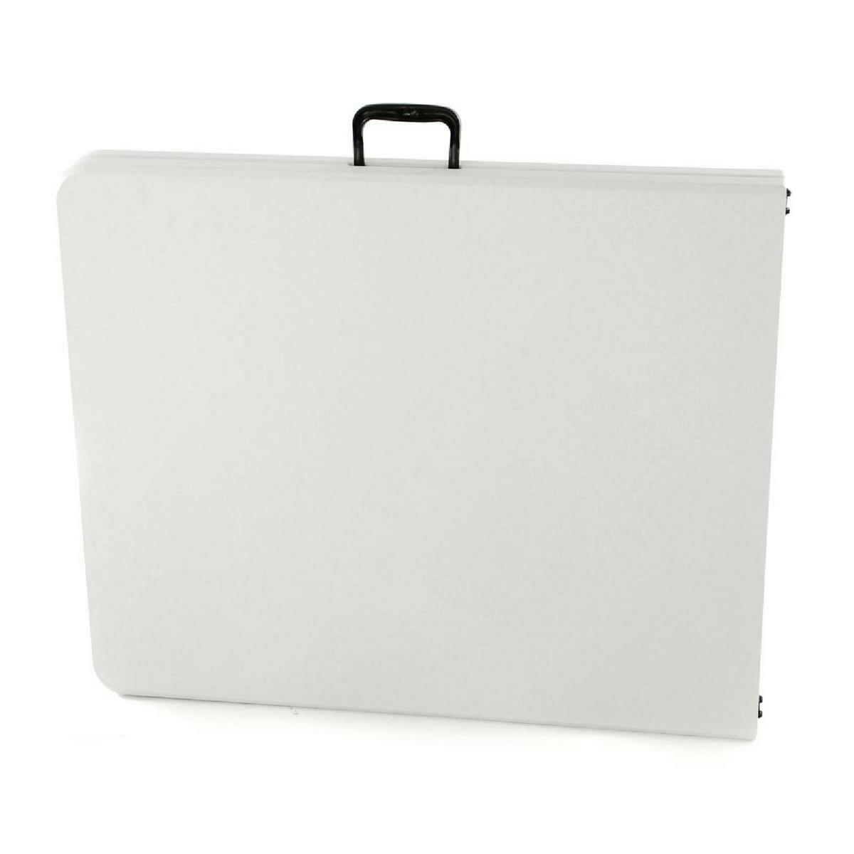 VCM Klapptisch weiß Kunststoff B/H/T: ca. 72x74x180 cm Klapptisch - weiß (72,00/74,00/180,00cm) - VCM