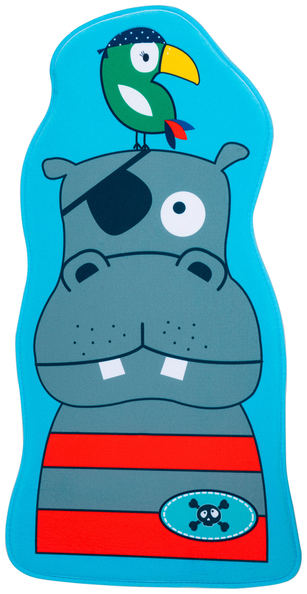 Obsession Teppich My Ibo Kids blau B/L: ca. 45x90 cm My Ibo Kids - blau (45,00/90,00cm) - Obsession
