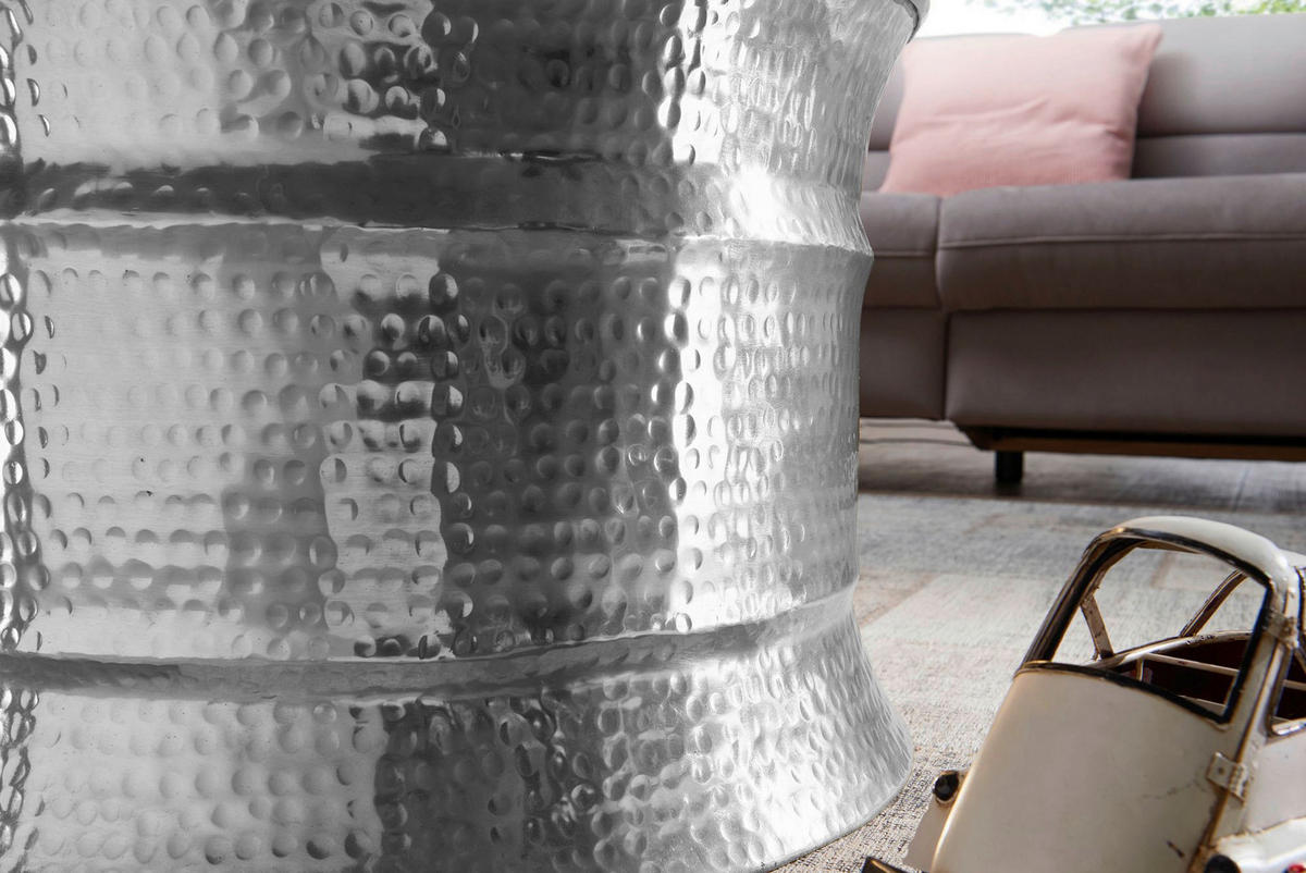 Couchtisch silber B/H/T: ca. 0x41x0 cm Couchtisch - silber (0,00/41,00/0,00cm) - Wohnling