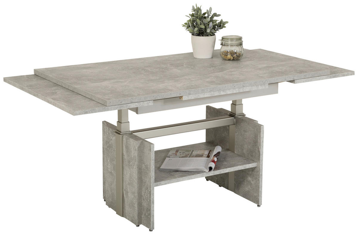 Couchtisch JEROME Beton Optik B/H/T: ca. 110x53x68 cm JEROME - Beton (110,00/53,00/68,00cm) - Hela