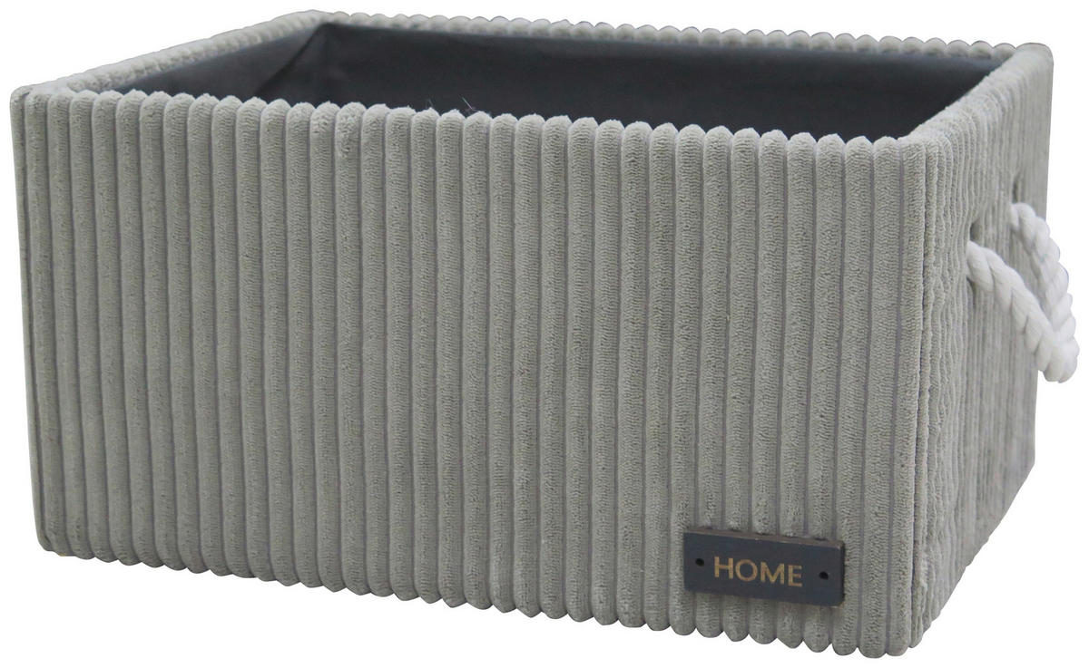 POCOline Korb grau Kord B/H/L: ca. 29x22x39 cm Korb_Sven_L - grau (39,00/29,00/22,00cm) - POCOline