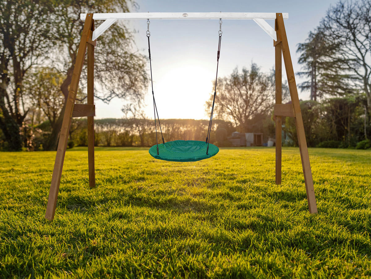 AXI Nestschaukel Summer braun B/H/L: ca. 254x207x160 cm Summer - braun/weiß (160,00/254,00/207,00cm) - AXI