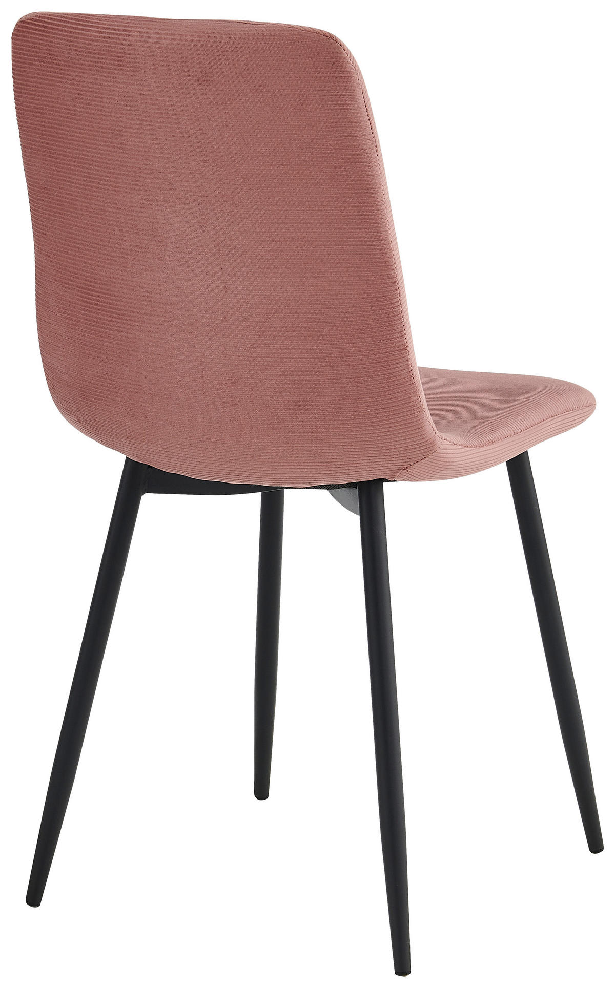 Stuhl Leipzig, 4er-Set altrosa Microfaser Metall B/H/T: ca. 44x92x54 cm Leipzig, 4er-Set - altrosa (44,00/92,00/54,00cm) - Hela