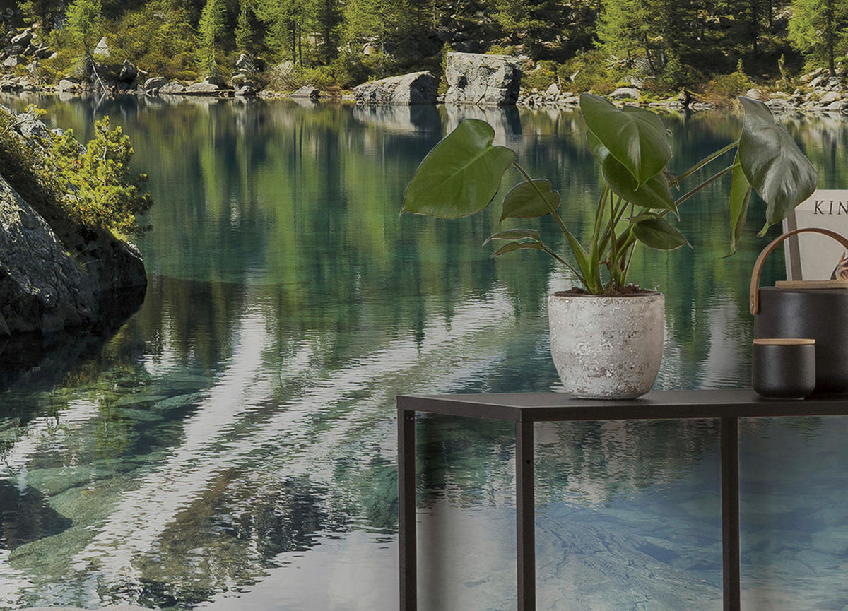 Komar Fototapete Bergmagie B/L: ca. 450x280 cm Bergmagie - (450,00/280,00cm) - Komar