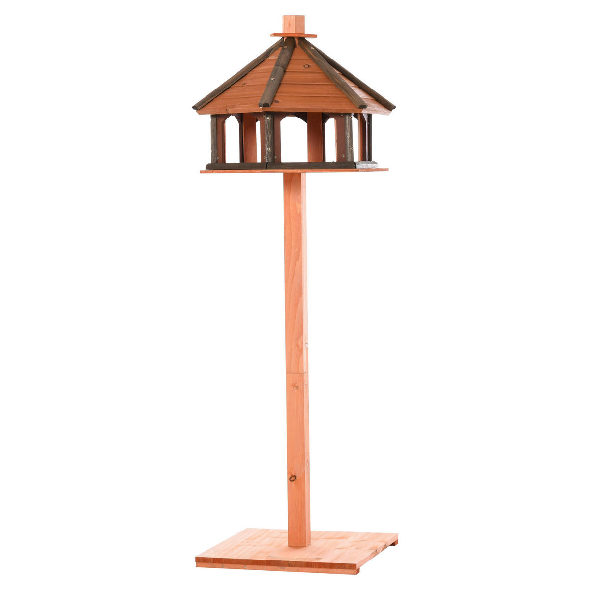 PawHut Vogelhaus natur Holz B/H/L: ca. 52x130x52 cm Vogelhaus - natur (52,00/52,00/130,00cm) - PawHut