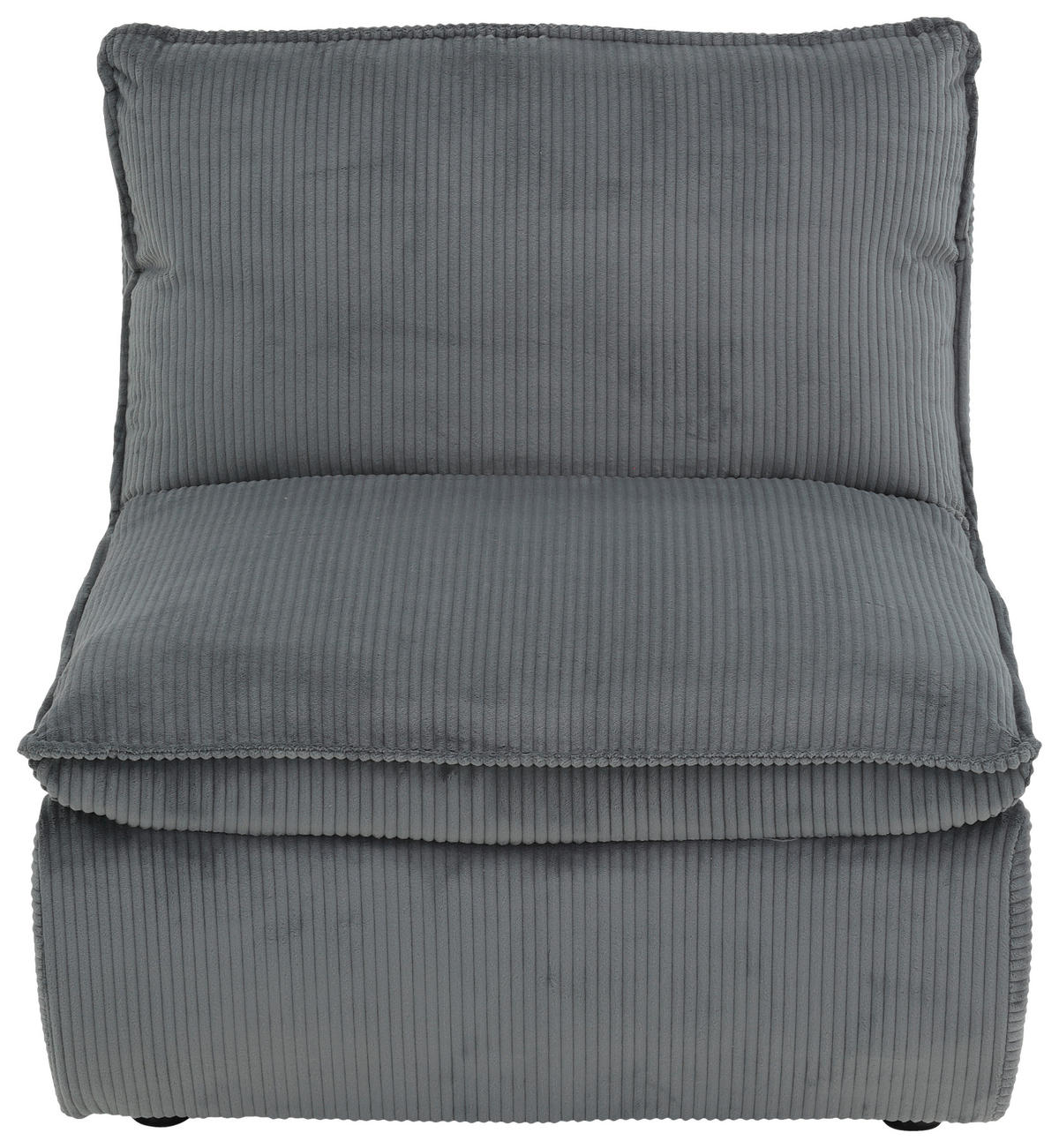 Sessel Rhodos dunkelgrau Microfaser B/H/T: ca. 74x77x87 cm Rhodos - dunkelgrau (74,00/77,00/87,00cm) - Hela