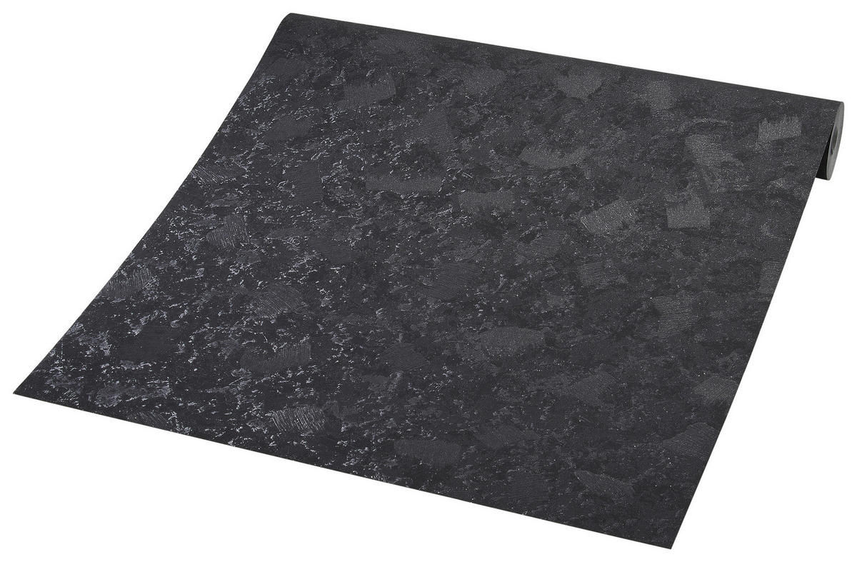 Vliestapete Putzoptik schwarz B/L: ca. 53x10,05 cm Vliestapete_A41303 - schwarz (53,00/10,05cm)