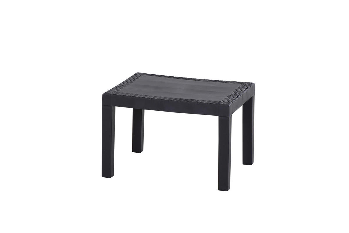 ProGarden Balkonset Kraka anthrazit Kunststoff B/H/L: ca. 60x42x70 cm Kraka - anthrazit (70,00/60,00/42,00cm) - ProGarden