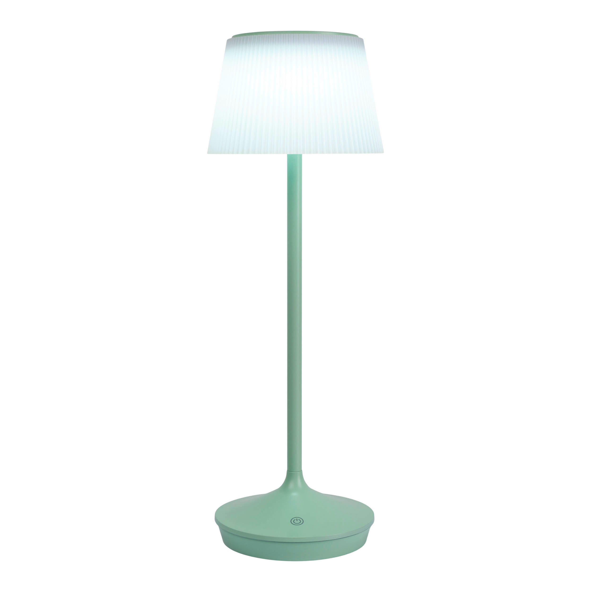 LED-Solar-Tischleuchte mint Metall Kunststoff B/H/T/D: ca. 13x38x13x13 cm EMMI - mint (13,00/38,00/13,00cm) - Näve Leuchten