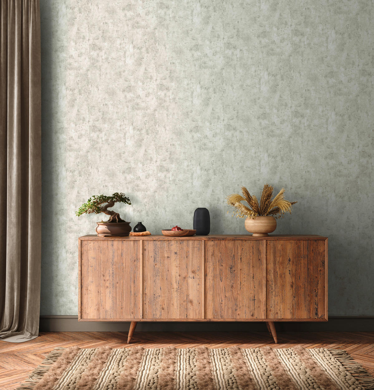 A.S.Création Vliestapete weiß gold beige B/H/D: ca. 53x1005x8,5 cm Vliestapete - beige/gold (8,50/1005,00cm) - A.S.Creation