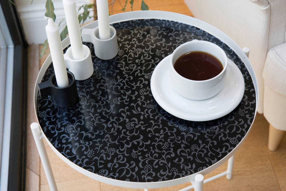 d-c-fix Dekofolie Ornament schwarz B/L: ca. 45x150 cm Klebefolie_d-c-fix_F3431003 - schwarz (45,00/150,00cm) - d-c-fix