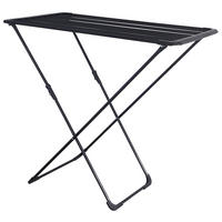 Flügelwäschetrockner silber Teleskop-Wäschetrockner - schwarz/silber (133,00/55,00/4,00cm)