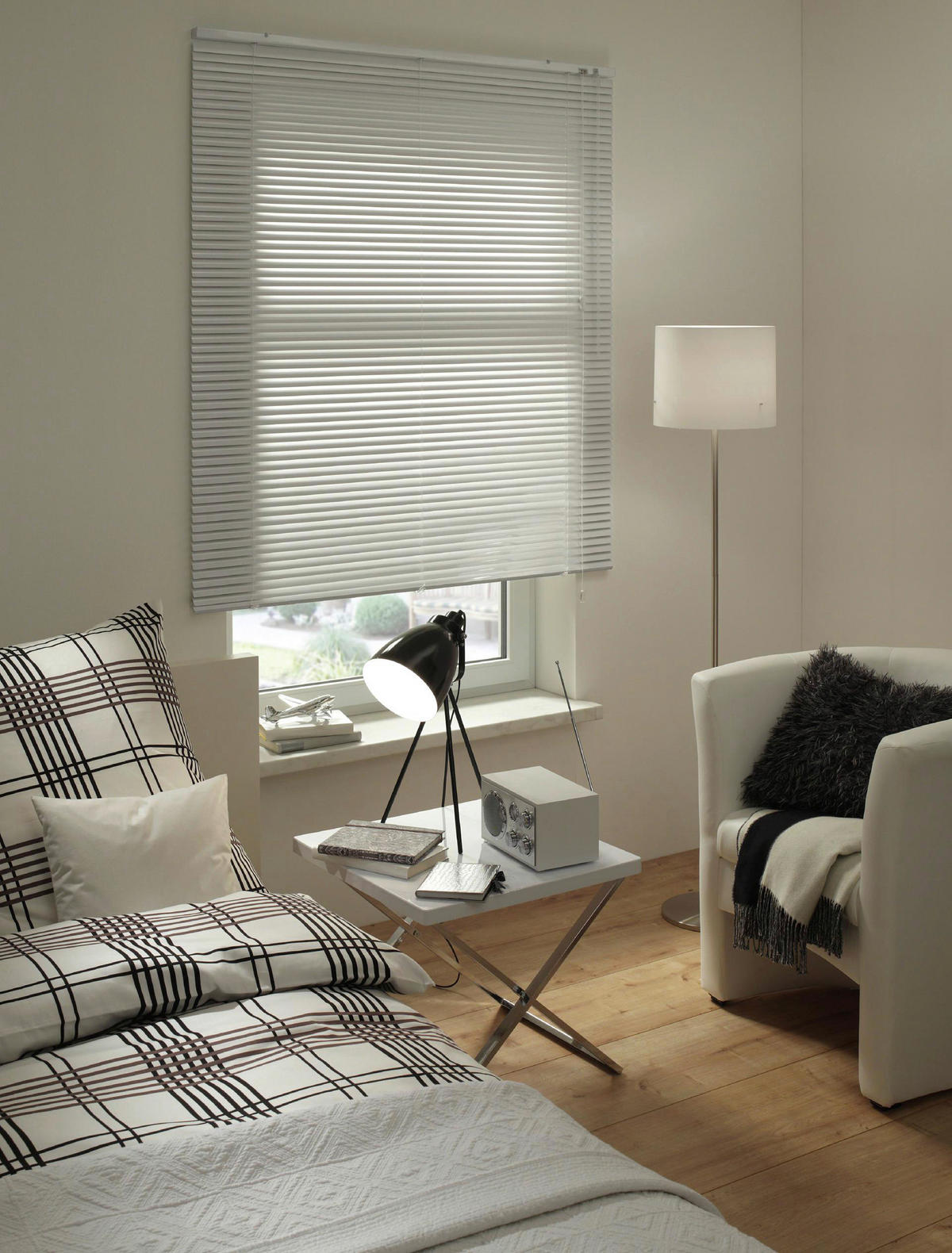 Alu-Jalousie weiß B/L: ca. 95x175 cm Alu-Jalousie - weiß (95,00/175,00cm)