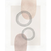 Komar Poster Line Art Circles Abstrakt B/L: ca. 40x50 cm Line Art Circles - (40,00/50,00cm) - Komar