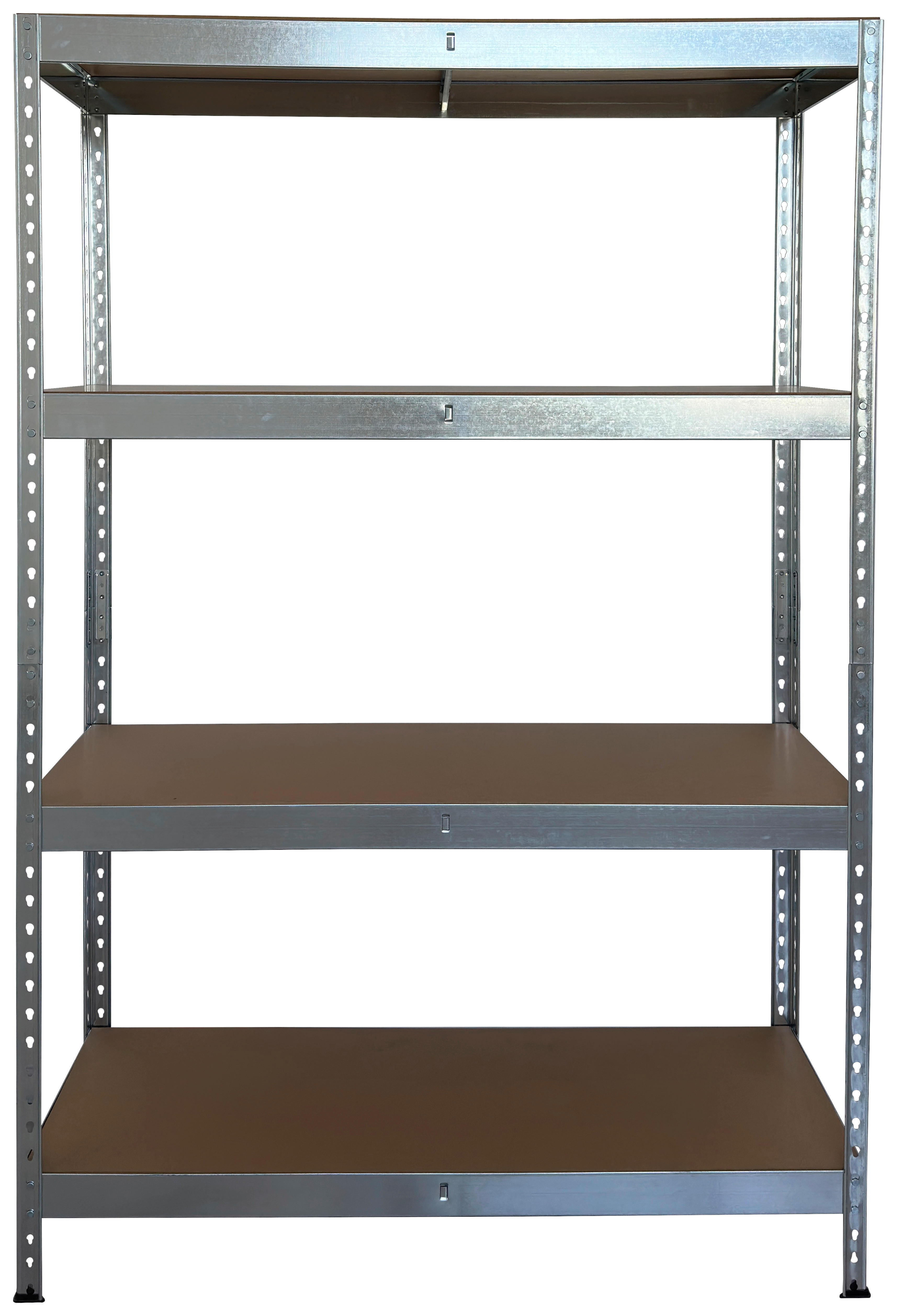 POCOline Schwerlaststeckregal verzinkt B/H/T: ca. 120x180x45 cm Schwerlaststeckregal 180x120x45cm V - verzinkt (120,00/180,00/45,00cm) - POCOline