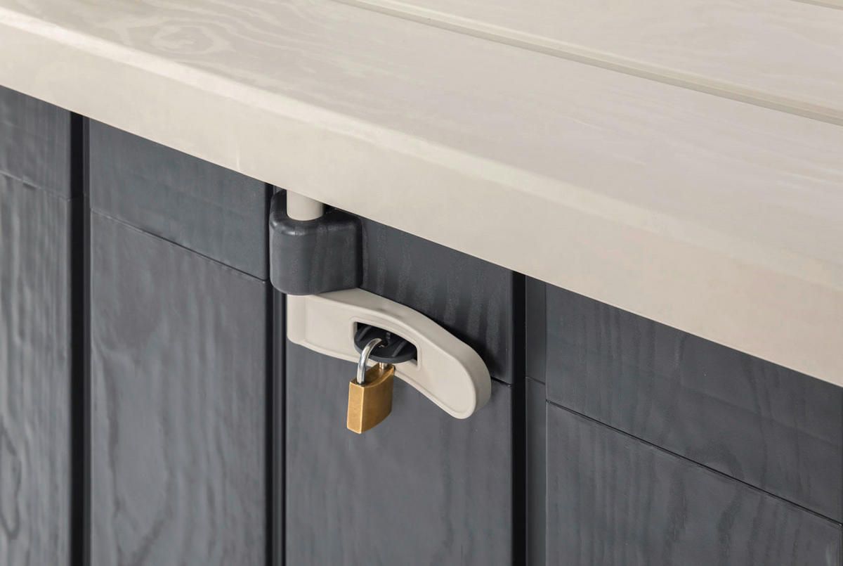 Toomax Mülltonnenbox Stora Way grau B/H/L: ca. 111x74,5x129,5 cm Stora Way - anthrazit/grau (129,50/111,00/74,50cm) - Toomax