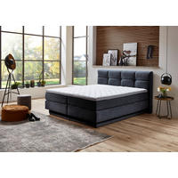 Boxspringbett Portage blau Liegefläche B/L: ca. 180x200 cm Portage - blau (188,00/62,00/217,00cm)