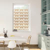 LICHTBLICK Fensterfolie Zig Zag Floral Zig Zag blau B/L: ca. 50x50 cm Zig Zag - blau (50,00/50,00cm) - LICHTBLICK