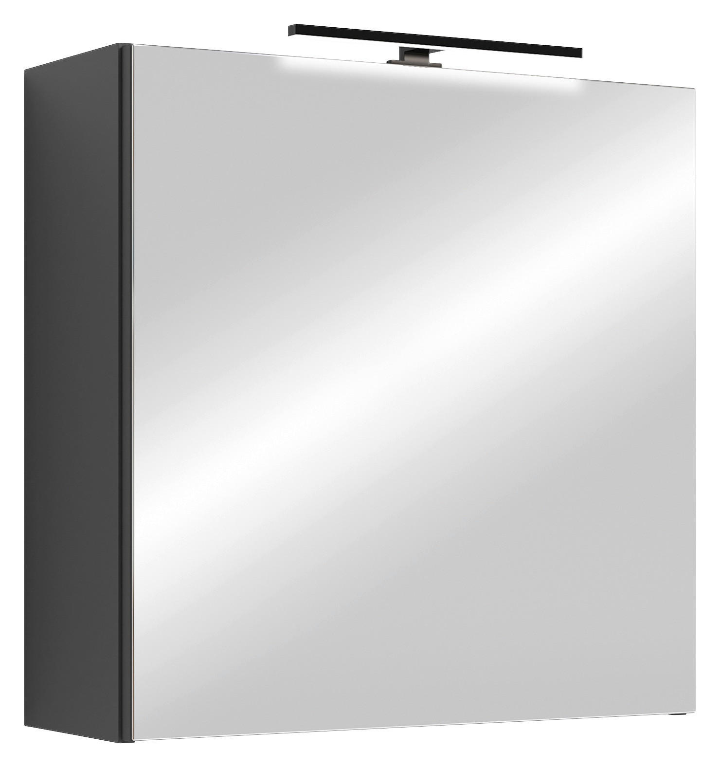 Spiegelschrank SPREE anthrazit B/H/T: ca. 60x60x20 cm SPREE - anthrazit (60,00/60,00/20,00cm) - byLIVING