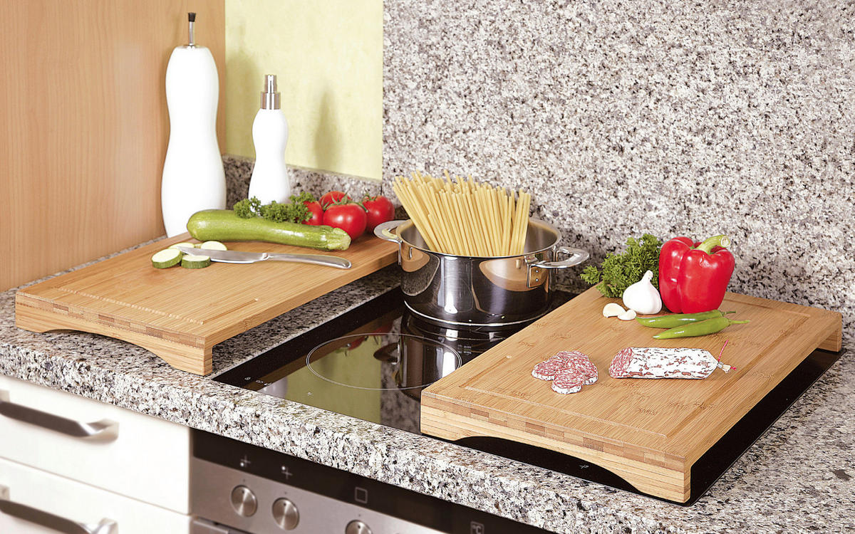 Kesper Abdeckplatte natur Bambus B/H/L: ca. 28x4,3x54 cm Abdeckplatte - natur (54,00/28,00/4,30cm) - Kesper